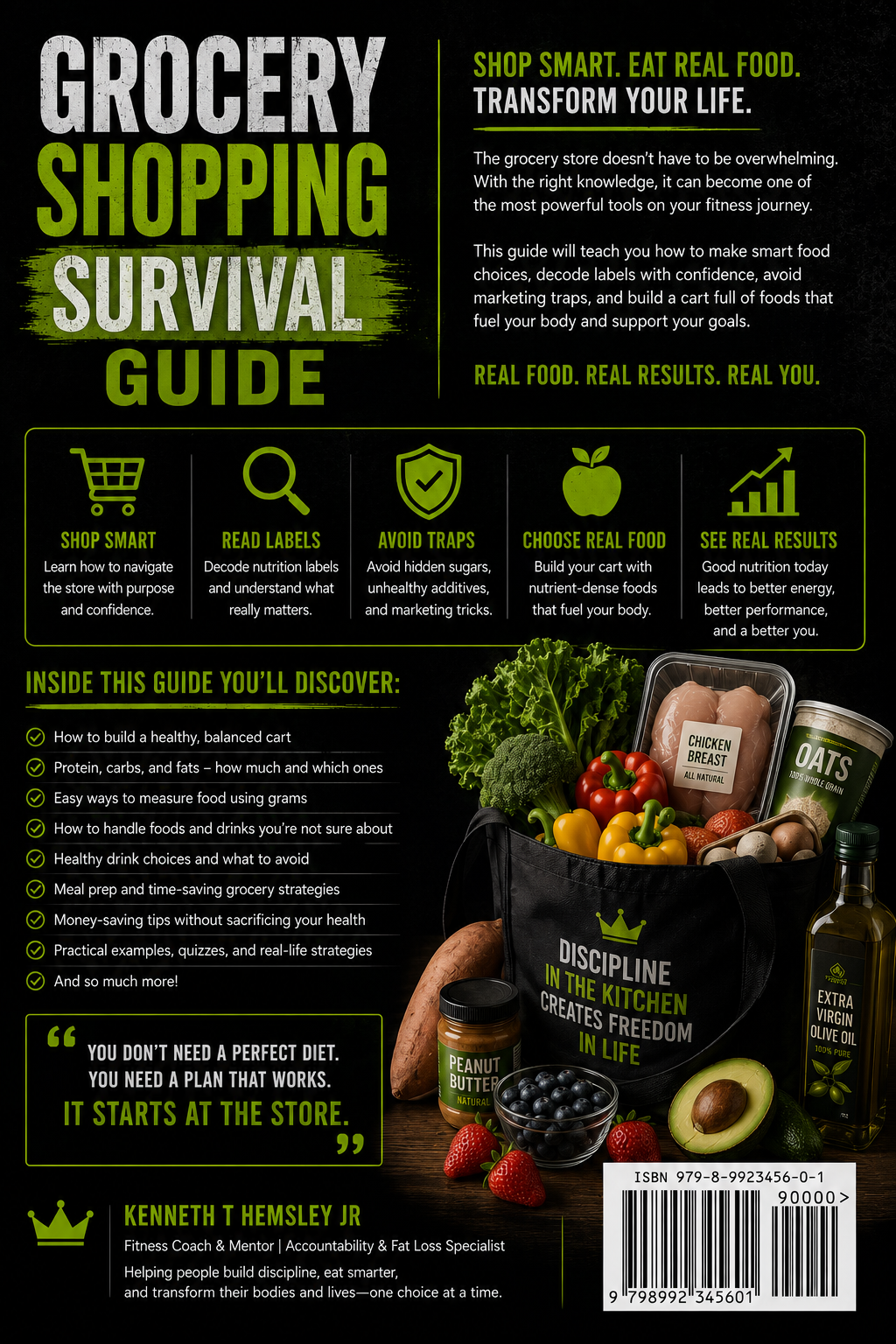 The Grocery Shopping Survival Guide
Shop Smart. Eat Real Food. Transform Your Life. (Digital Download) - Quick Guide