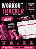 Workout Tracker Journal for Women | Track Sets, Reps, Weight & Progress (Digital Download)