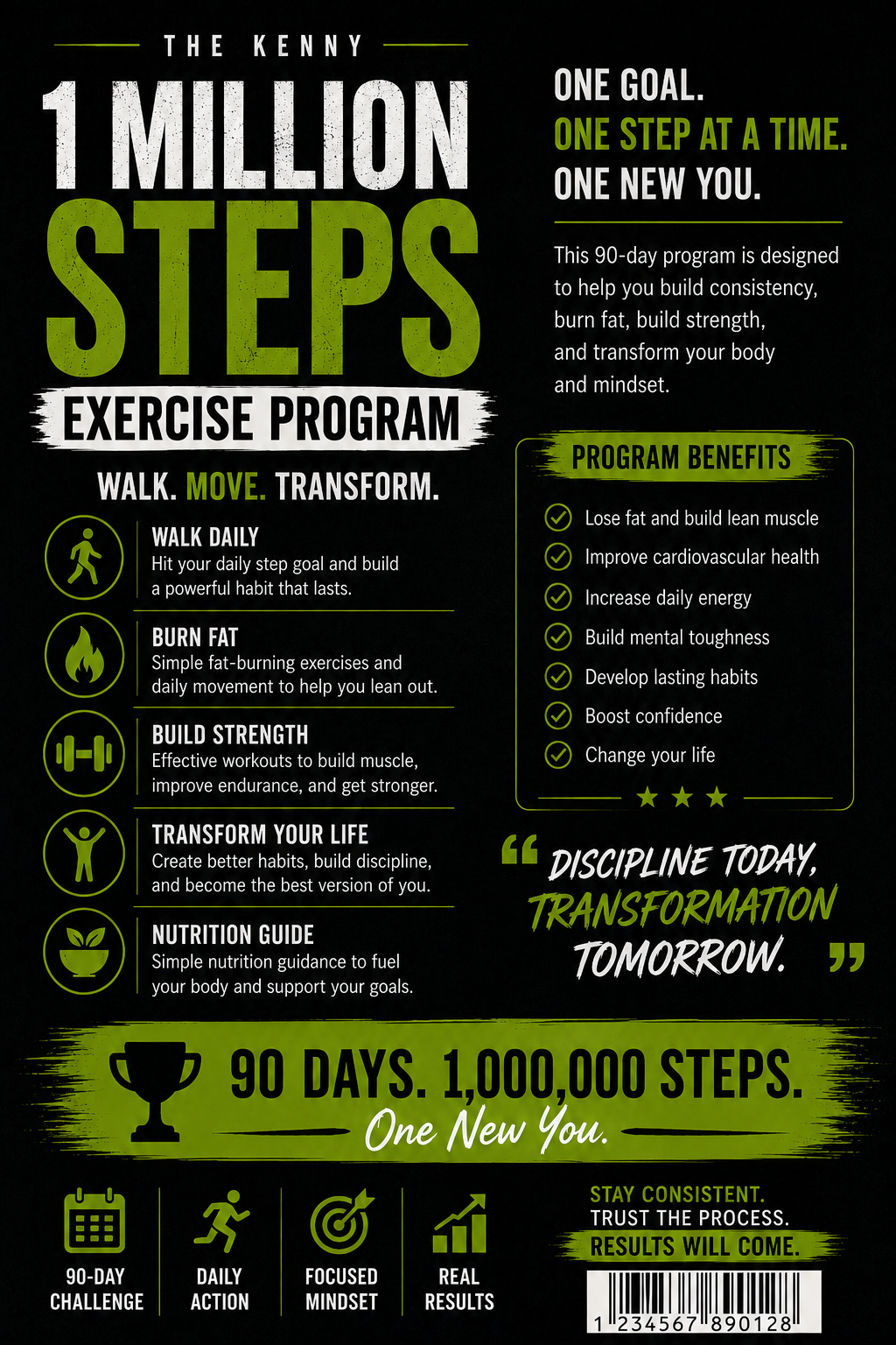 The Kenny 1 Million Steps Exercise Program (Digital Download)