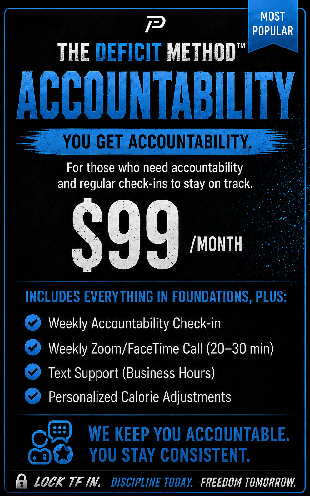 The Deficit Method™ Membership (Accountability)